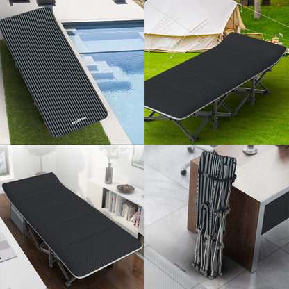 ATORPOK Faltbares Feldbett – Campingliege Klappbar bis 200 kg