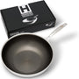 HENSSLERS® Wokpfanne 30cm – Beschichtet Induktion. Tiefe, dunkel beschichtete Pfanne für vielseitiges Braten & Rühren auf Induktionsherden.