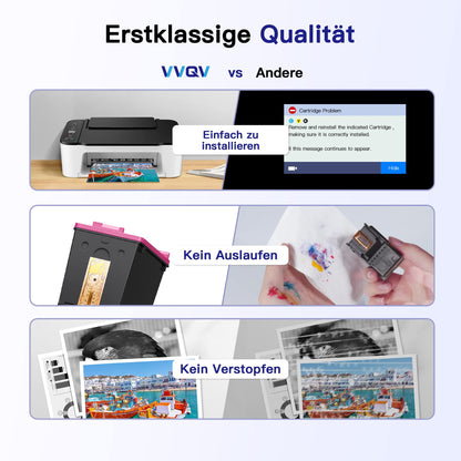VVQV PG-560XL CL-561XL Tintenpatronen Multipack für Canon Pixma