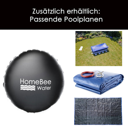 HomeBee® Poolkissen Winter XXL für Pool-Überwinterung – 3m