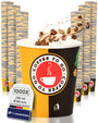 Inoverse Pappbecher 200 ml, Einweg Coffee-to-Go-Becher, 1000 Stück aus Pappe mit gerolltem Rand