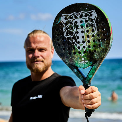 Matchu Bear carbon Padelschläger – grün für Anfänger
