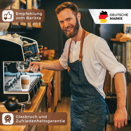 LAPRESO Latte Macchiato Gläser doppelwandig, 6er Set, 450 ml