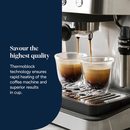 De'Longhi Classic EM450.M Siebträgermaschine - Edelstahl