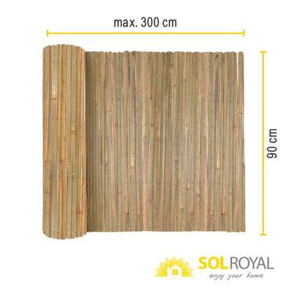 Sol Royal SolVision B89 Bambus Sichtschutz 90 x 300 cm
