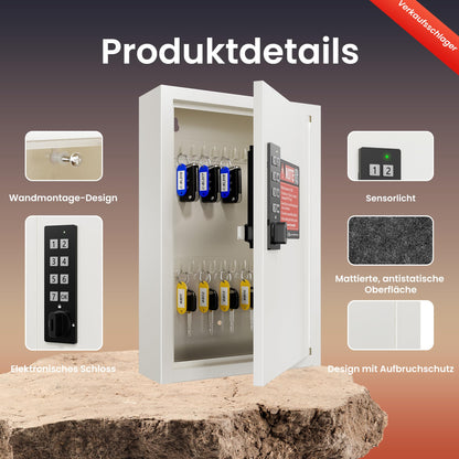 Grimtron Elektronischer Schlüsselschrank GM08 E für 40 Schlüssel