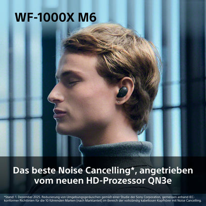 Sony WF-1000XM6 kabellose Noise Cancelling In-Ear-Kopfhörer, Silber