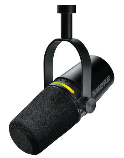 Shure MV7+ Podcast & Streaming Mikrofon USB/XLR – Schwarz. Dynamisches Hybrid-Mikrofon für hochwertige Podcasts & Streams per USB/XLR.
