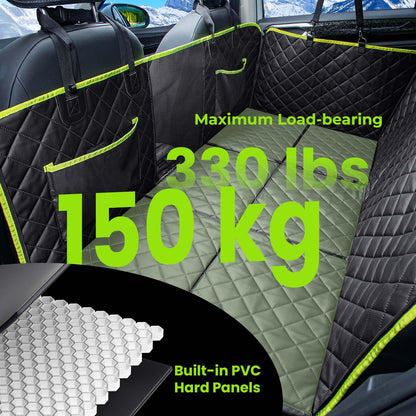 pecute Hundedecke Auto Harte Unterseite 133x62cm - 3-in-1