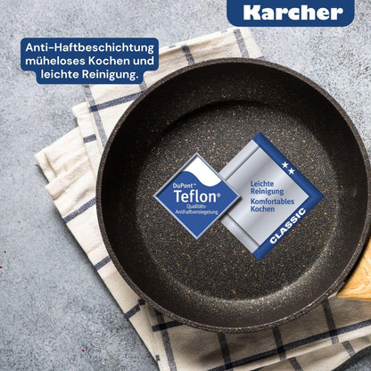 Karcher Bräter mit Deckel 2in1 Aluguss – 8,7 Liter Volumen