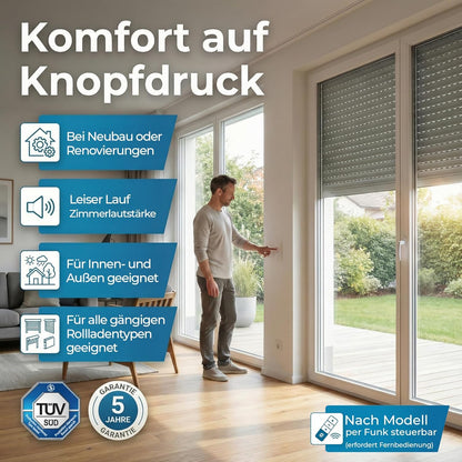 heicko Rollladenmotor B24-6010-M, 10 Nm für SW60 Achtkantwelle