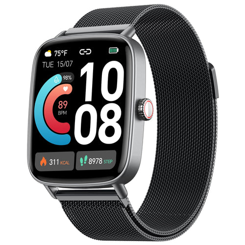 AEAC Smartwatch mit Telefonfunktion, 1,85 Zoll HD, IP68 wasserdicht, Touchscreen