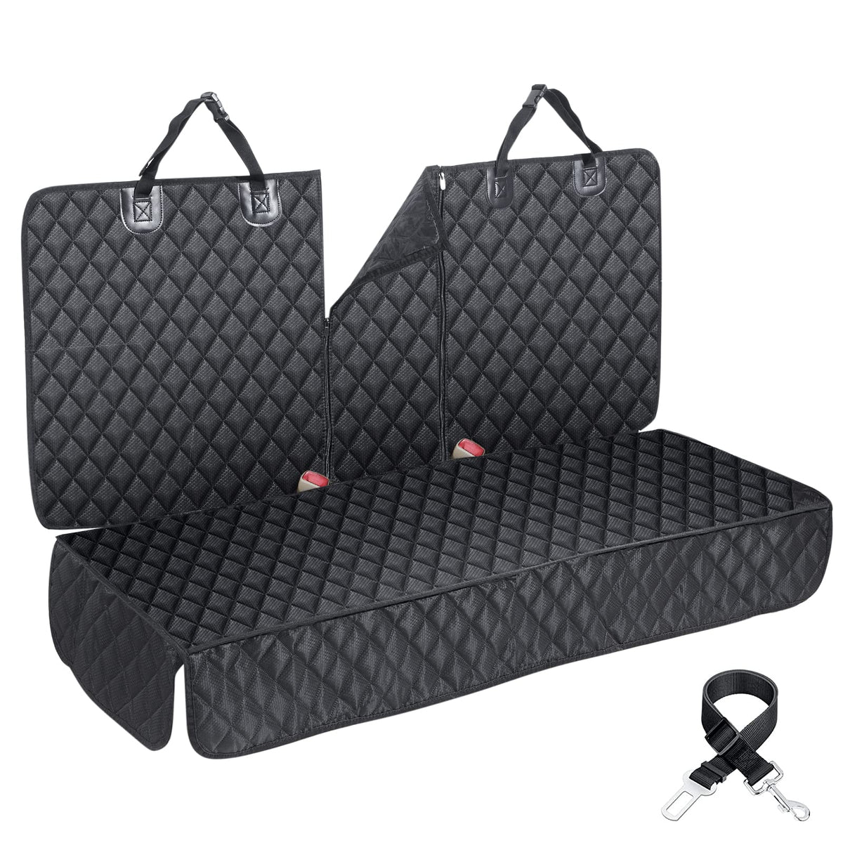 ANOSOSPECIAL Autoschondecke Hund Rückbank wasserdicht ISOFIX 135 cm, Oxford-Gewebe, rutschfest