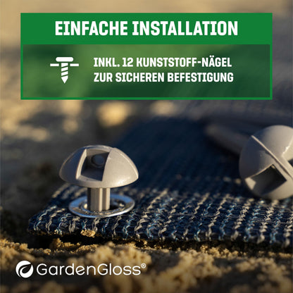 GardenGloss Vorzeltteppich 300x600 cm, wetterfester Campingteppich