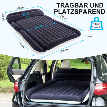 KMZ SUV Luftmatratze mit 2 Kissen – Auto-Luftbett für Camping