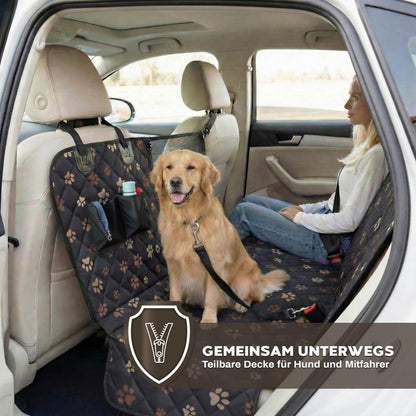 Hainberger Hundedecke Auto Rückbank 4-in-1 wasserdicht 137x147 cm