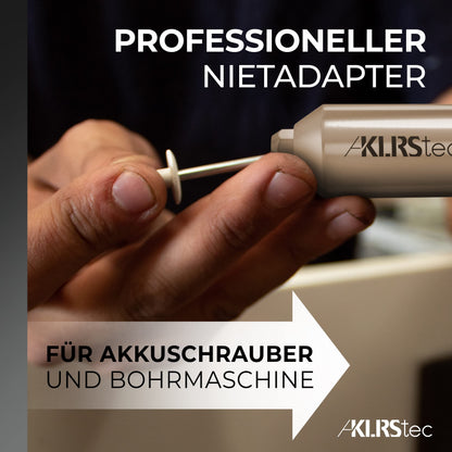 KLRStec Blindnietadapter für Akkuschrauber und Bohrmaschinen