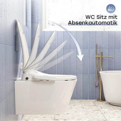 Komfort Smart Dusch WC Sitz - Elektrisch, Bidet, Warmluft