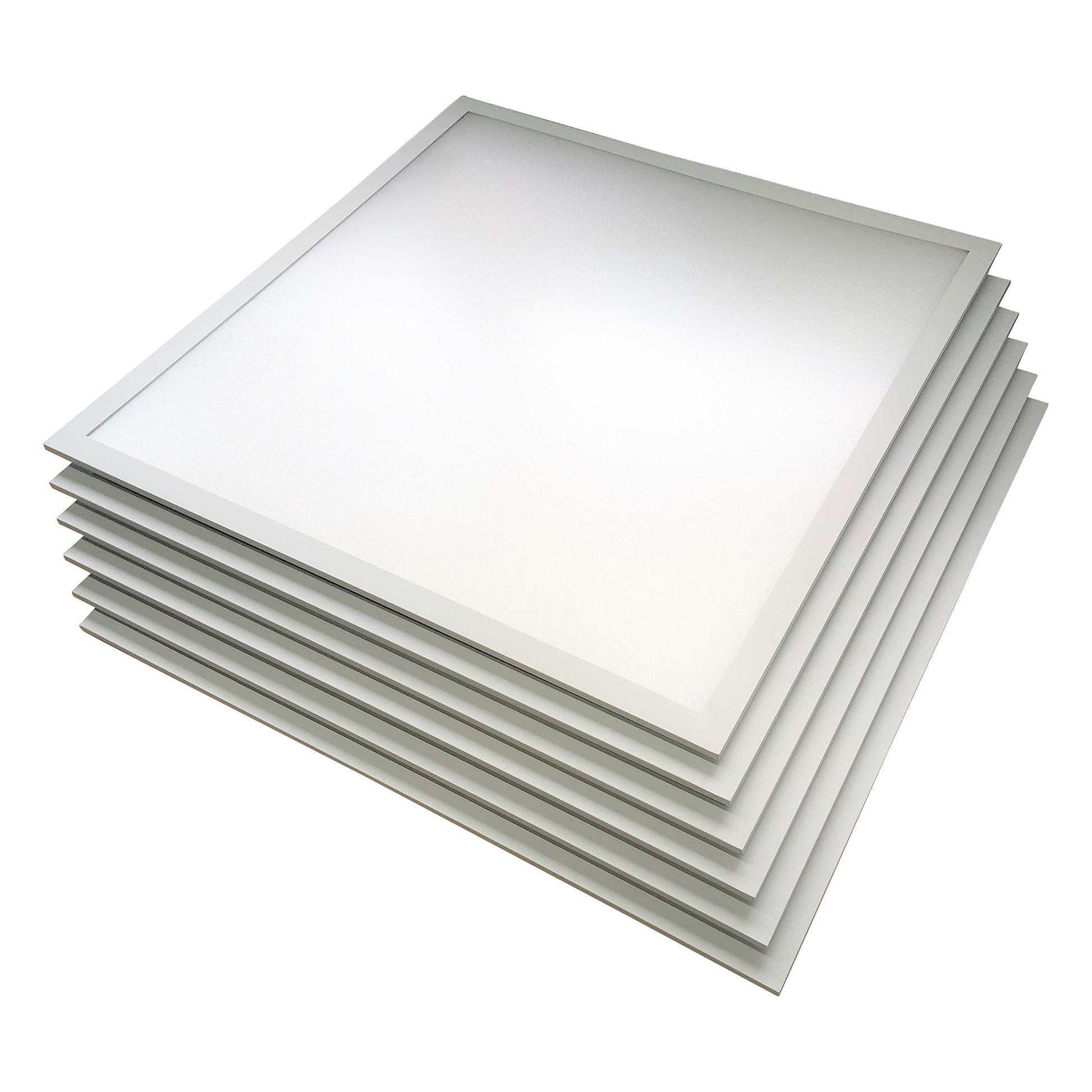 ENOVALITE LED Panel 62x62cm Deckenleuchte – 36W 4000K: Quadratisches, flaches Panel mit weißer Oberfläche für homogene Deckenbeleuchtung.
