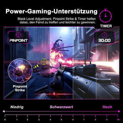 Minifire MFG24C1 Curved Gaming Monitor 24 Zoll Schwarz