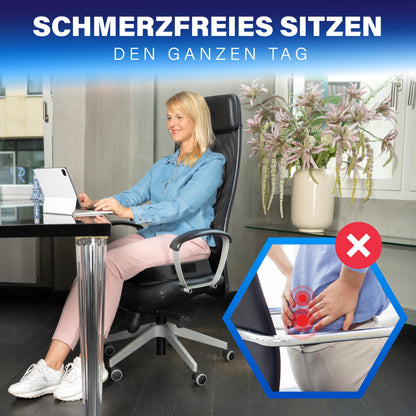 Healthfix Orthopädisches Sitzkissen aus Memory Foam, Medium