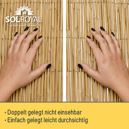 Sol Royal SolVision S36 Schilfmatte Sichtschutz 140x600 cm