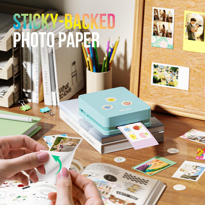 Nelko PP01 Mini-Fotodrucker, tragbarer Bluetooth-Drucker, Grün