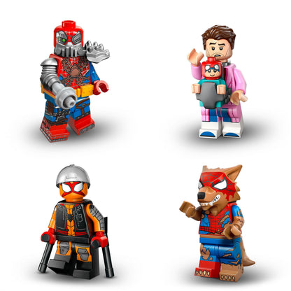 LEGO Minifiguren 71050 Spider-Man Across the Spider-Verse, 12er-Set