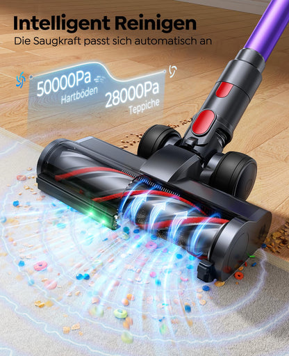 Fieety Ultra 10 Akku-Staubsauger 600 W mit Tierpflegebürste