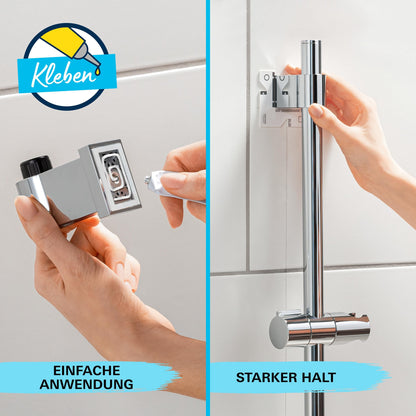 GROHE Vitalio 110 Duschstangenset eckig, Chrom, wassersparend