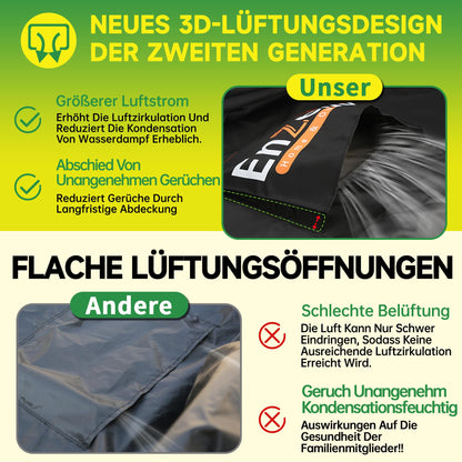 Enzeno Gartenmöbelabdeckung 300x200x90 cm, 420D Oxford wasserdicht