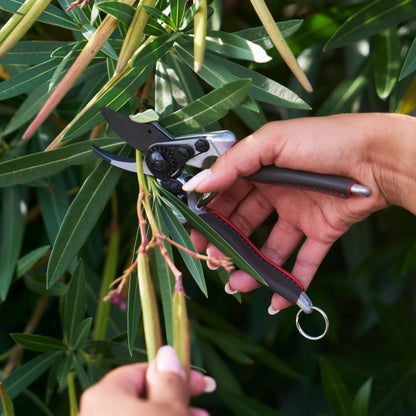 FELCO 6 ELITE Gartenschere ergonomisch mit Ledergriffen, 20 mm