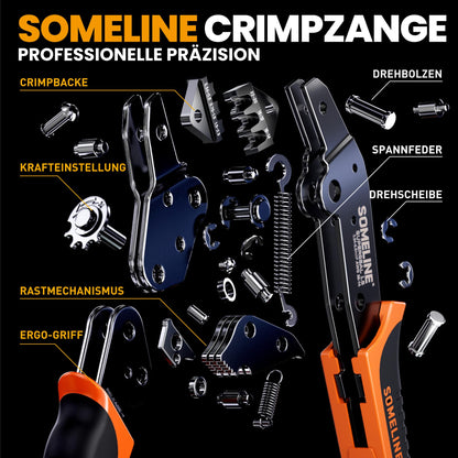 SOMELINE Crimpzange Set mit wasserdichten Kfz-Steckern 1–6-polig
