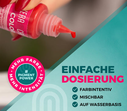 KERACRAFT Color Farbpigmente für Giesspulver 10er Set 25 ml