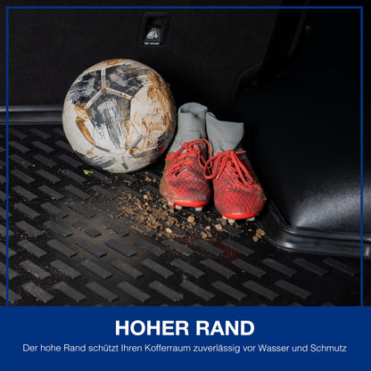 Elmasline 3D Kofferraumwanne für VW T-ROC 2017-2025, 5 cm Rand
