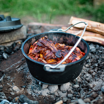BBQ-Toro Dutch Oven Premium DO12P – Gusseisen Bräter 13.6L ohne Füsse