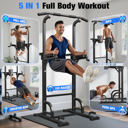 Sportsroyals Power Tower Klimmzug- & Dip-Station – 204 kg