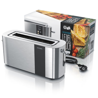 Arendo Level Touch Toaster 2 Scheiben Langschlitz Edelstahl
