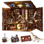 MiniCity Book Nook Kit Beyond Library Max, 3D-Holzpuzzle mit LED