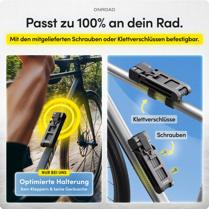 ONROAD Onlock Pro Faltschloss 85 cm – Fahrradschloss mit Halterung