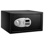 Amazon Basics Digitaler Stahl-Sicherheitstresor für Zuhause 28L Schwarz. Rechteckiger, schwarzer Stahlsafe mit digitaler Tastatur zum Schutz von Wertsachen.