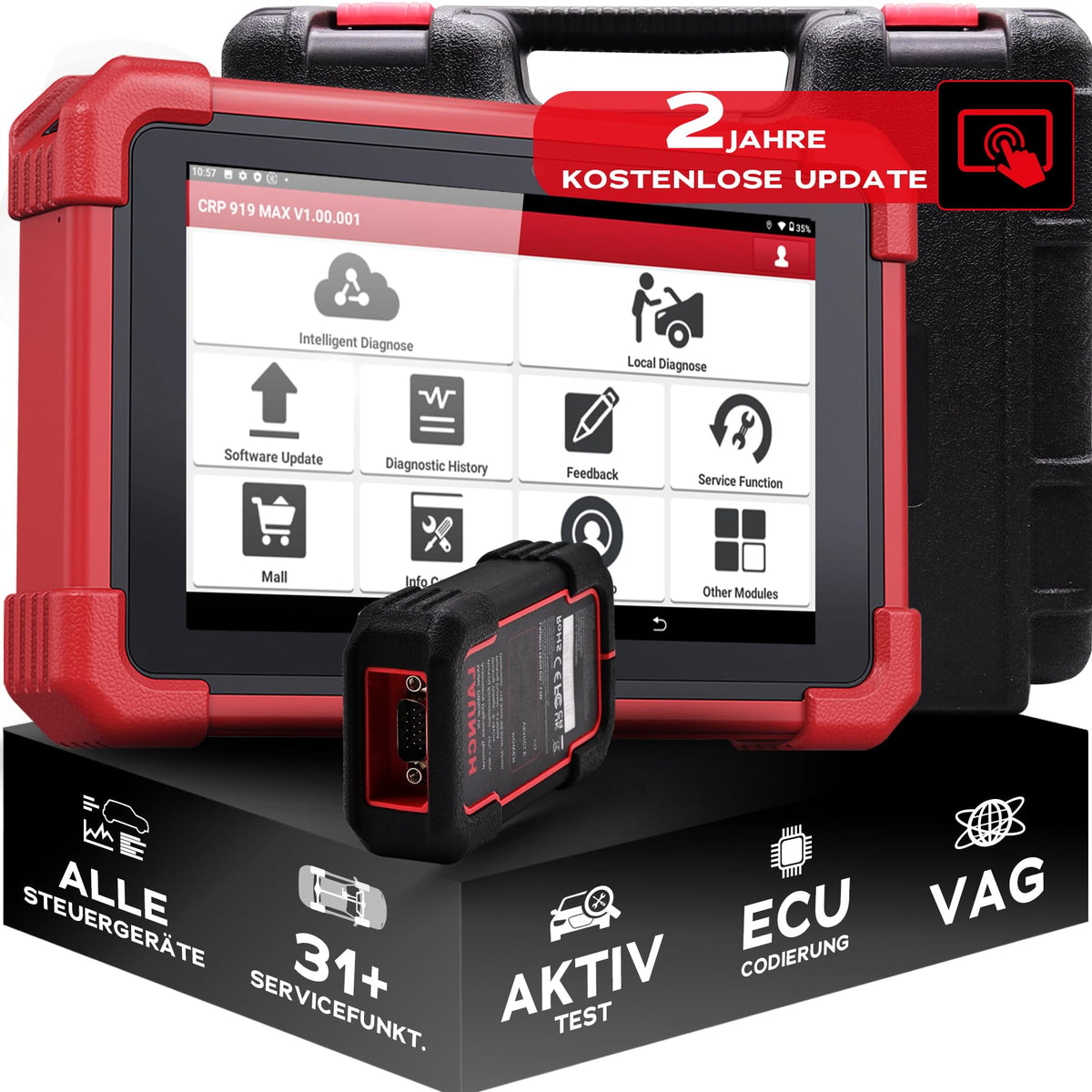 LAUNCH CRP 919 MAX OBD2 Diagnosegerät für alle Fahrzeugsysteme