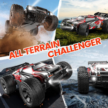 DEERC 9206E RC Auto 4WD 1:10 Monstertruck mit 2 Akkus, 48 km/h
