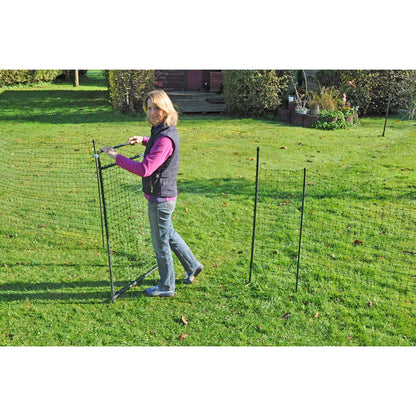 VOSS.farming Elektrifizierbare Weidezaunnetz Tür, 125cm x 86cm