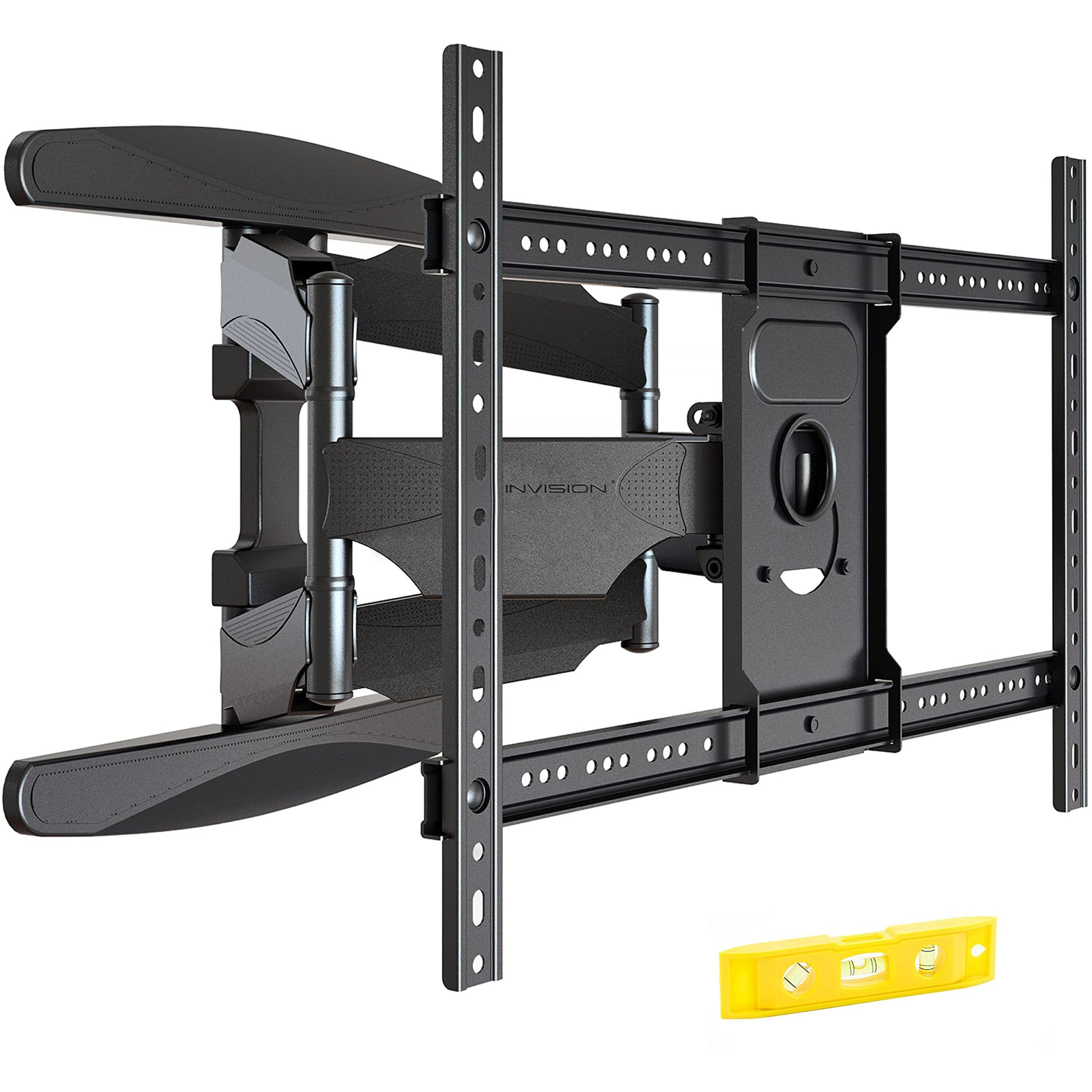 Invision TV Wandhalterung Schwenkbar Neigbar Ausfahrbar 37-75 Zoll - DXL-DE-IA. Schwarze Metall-Halterung für Wandmontage 37-75 Zoll TVs.