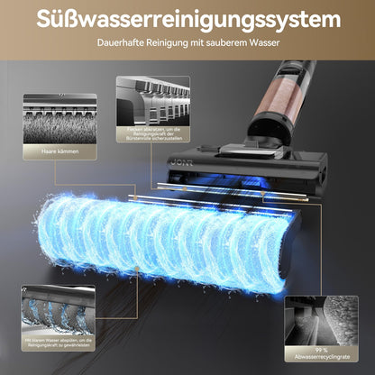 JONR ED 12 Pro Max Nass-Trockensauger, 17000 Pa, LCD-Display