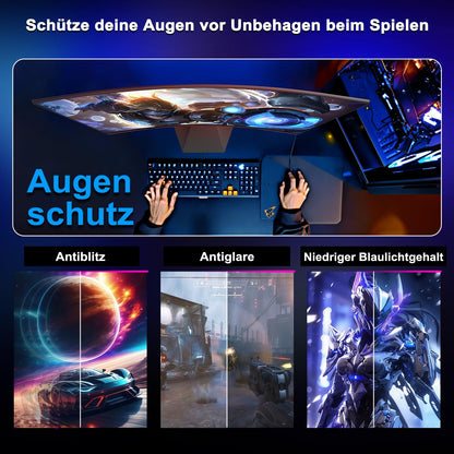 Minifire MFG24C1L Gaming Monitor 24 Zoll Curved 160 Hz FHD