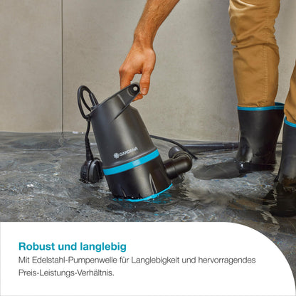 Gardena 2-in-1 Klar-/Schmutzwasser-Tauchpumpe 20000 BASIC