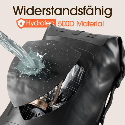 Earth Pak Summit wasserdichter Rucksack 55L schwarz inkl. Handyhülle