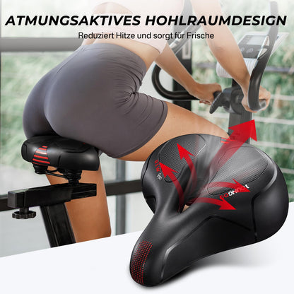 YOUNGDO Fahrradsattel Gel, ergonomischer Fahrradsitz mit Abdeckung